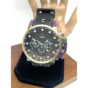 Invicta Men's Watch 25276 I-Force Quartz Chronograph Black Dial Rubber Band 50mm